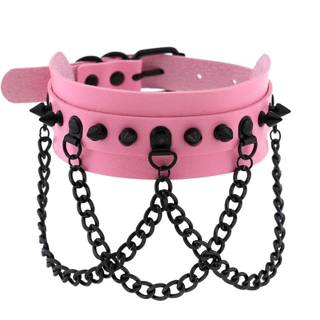 Submissive Choker Collar BDSM DDLG, gallery view 15