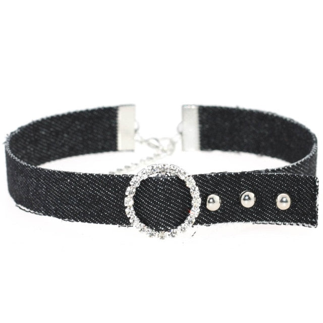 Submissive Denim Choker, gallery view 8
