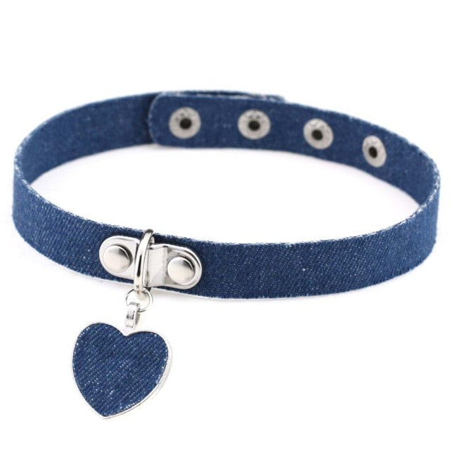 Submissive Denim Choker, gallery view 35