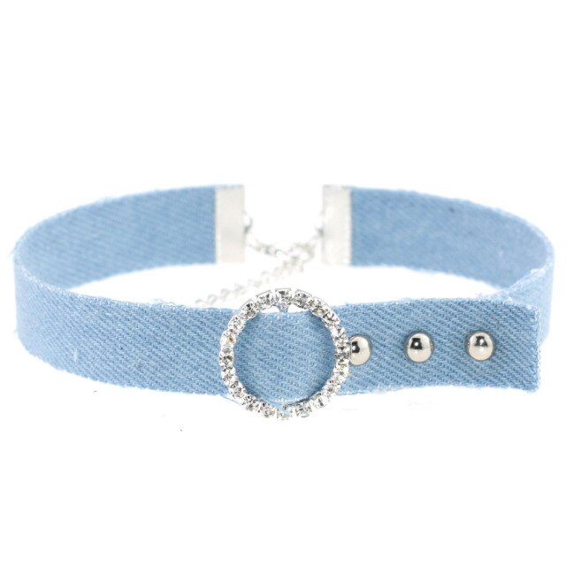 Submissive Denim Choker, gallery view 19