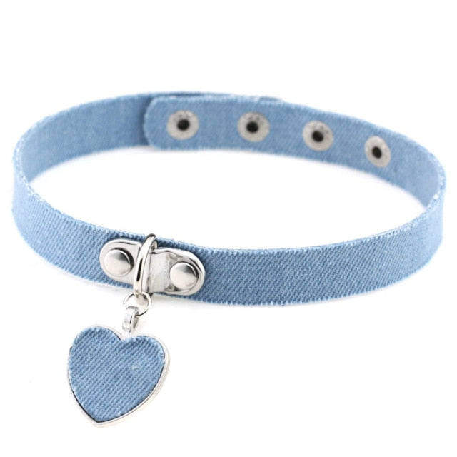Submissive Denim Choker, gallery view 29