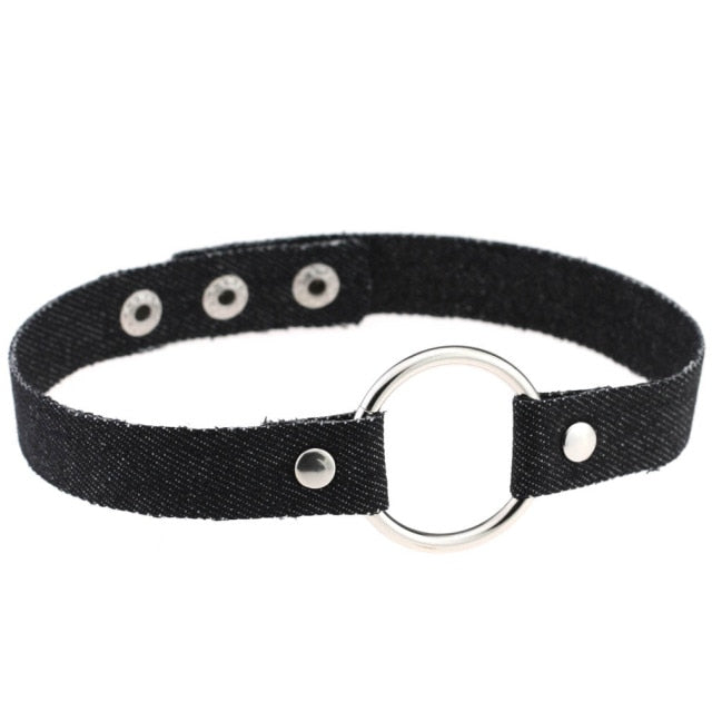Submissive Denim Choker, gallery view 33