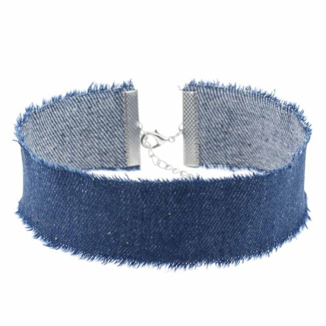 Submissive Denim Choker, gallery view 15