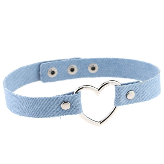Submissive Denim Choker, gallery view 27