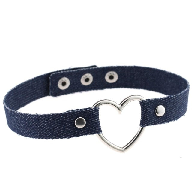 Submissive Denim Choker, gallery view 17