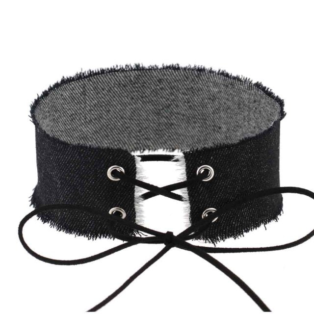 Submissive Denim Choker, gallery view 31