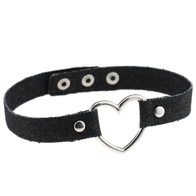 Submissive Denim Choker, gallery view 11