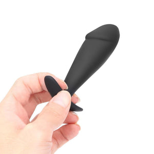 Cute Black Dick Beginner Butt Plug 3.94 Inches Long BDSM