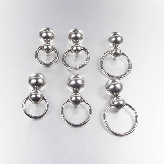 Double Orb Clit Rings BDSM product view