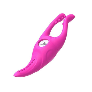 BDSM Silicone Vibrating Clitoris Clamp sissyloving BDSM Silicone Vibrating Clitoris Clamp sissyloving