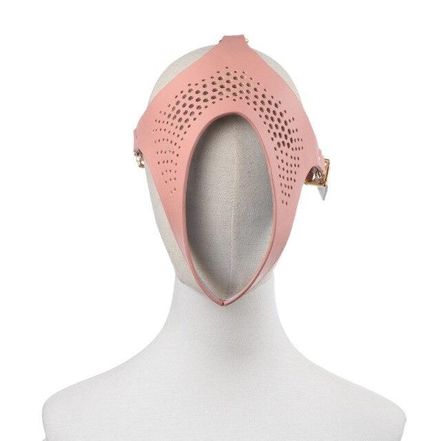 BDSM Unique Leather Fetish Mask, gallery view 4