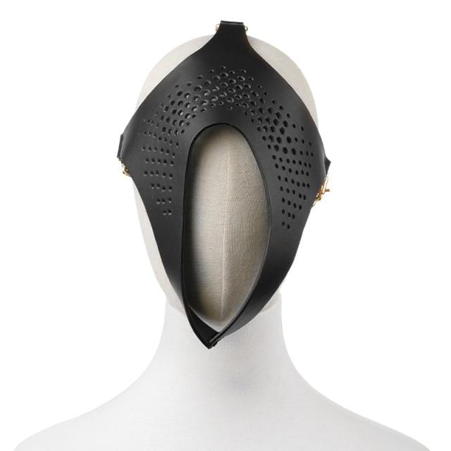 BDSM Unique Leather Fetish Mask, gallery view 5