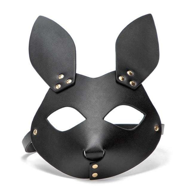 Big Bad Leather Wolf Mask BDSM, gallery view 3