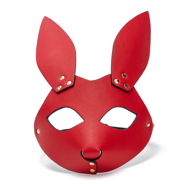 Big Bad Leather Wolf Mask BDSM product view