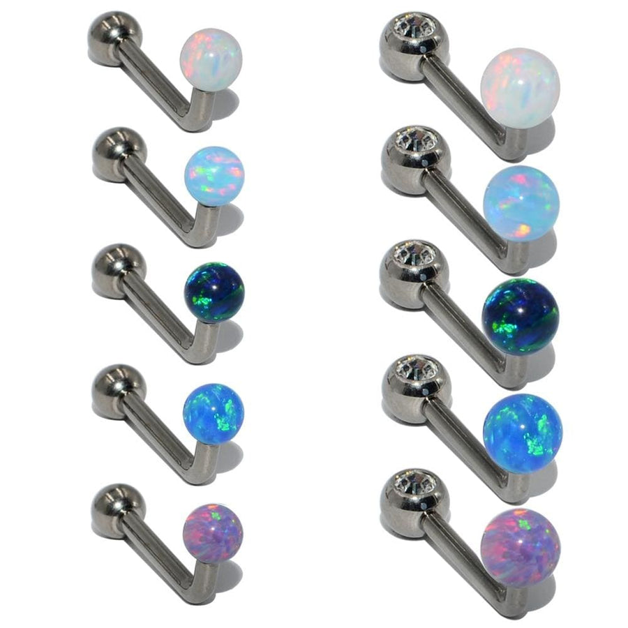 L-Shaped Vertical Hood Piercing Jewelry BDSM product view