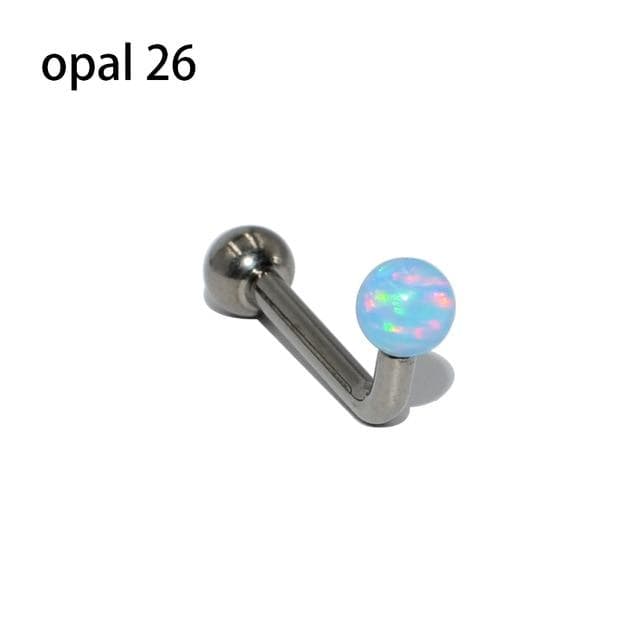 L-Shaped Vertical Hood Piercing Jewelry BDSM, gallery view 5