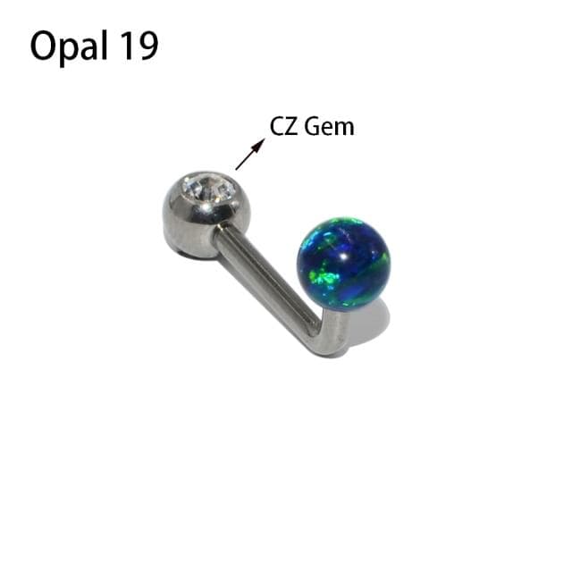 L-Shaped Vertical Hood Piercing Jewelry BDSM, gallery view 9
