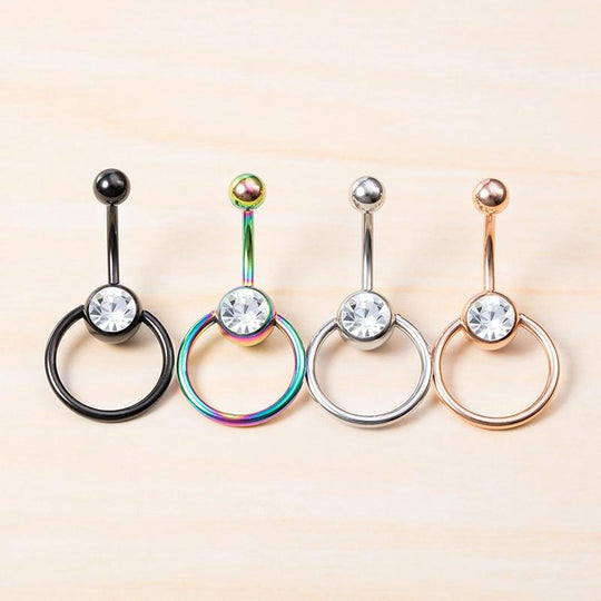 Crowning Jewel 14G Clit Hood Ring BDSM product view