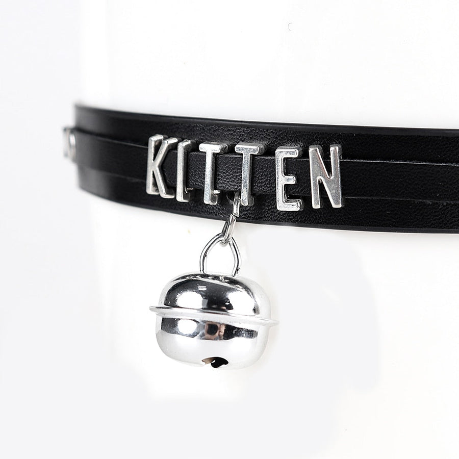 Submissive Choker Collar BDSM DDLG, gallery view 2