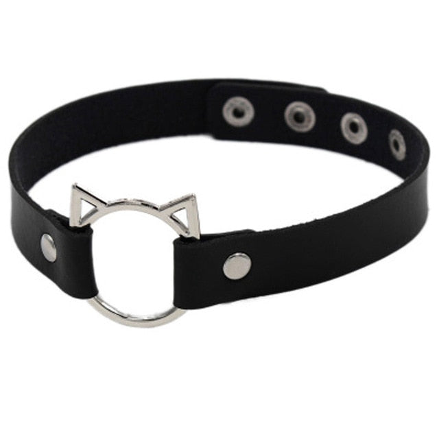 Submissive Choker Collar BDSM DDLG, gallery view 6