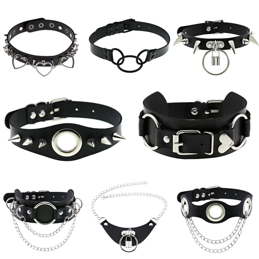 Submissive Choker Collar BDSM DDLG product view