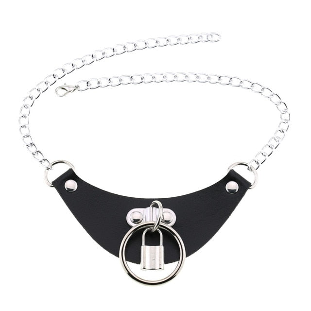 Submissive Choker Collar BDSM DDLG, gallery view 2