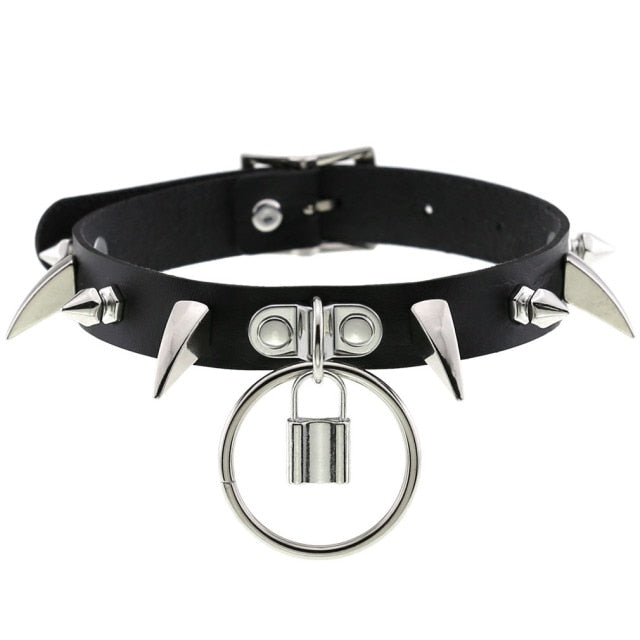 Submissive Choker Collar BDSM DDLG, gallery view 6