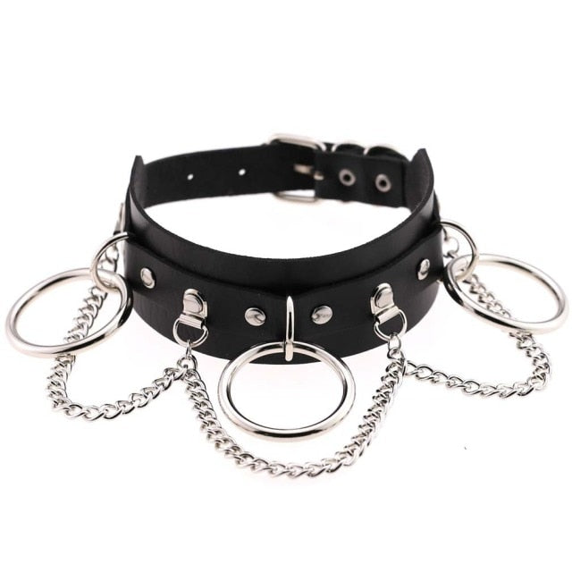 Submissive Choker Collar BDSM DDLG, gallery view 5