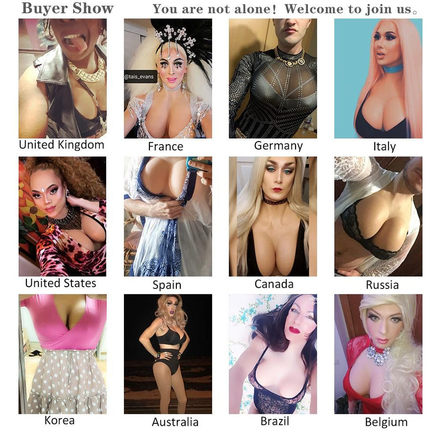 "C* Sucking Sissy Myriam" Huge Breast Forms, gallery view 3