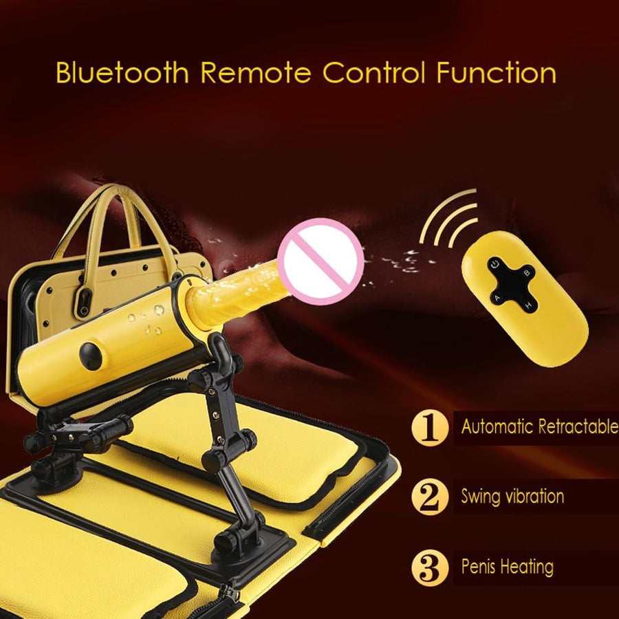 Irresistible Yellow Portable Sex Machine, gallery view 2