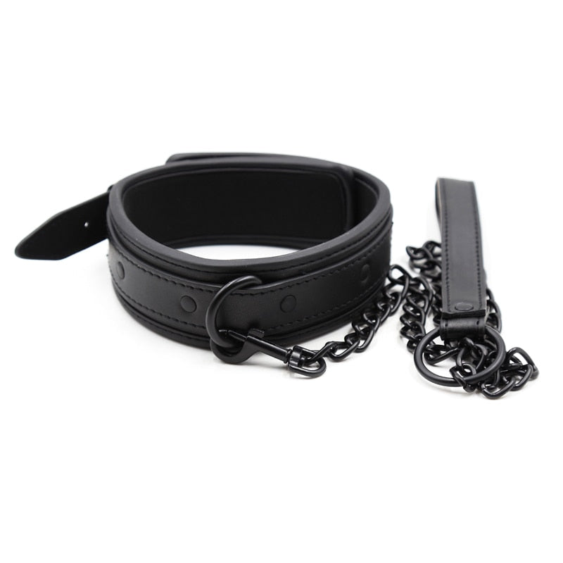Collar With Chain Link BDSM product view