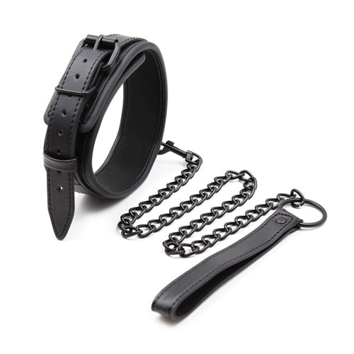 Collar With Chain Link BDSM, gallery view 2