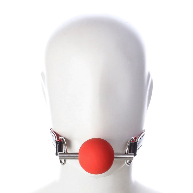 Silicone Open Mouth Gag Ball, gallery view 2