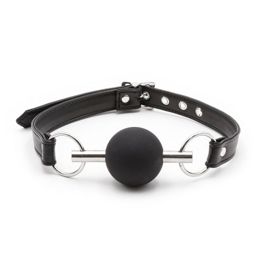 Silicone Open Mouth Gag Ball, gallery view 7
