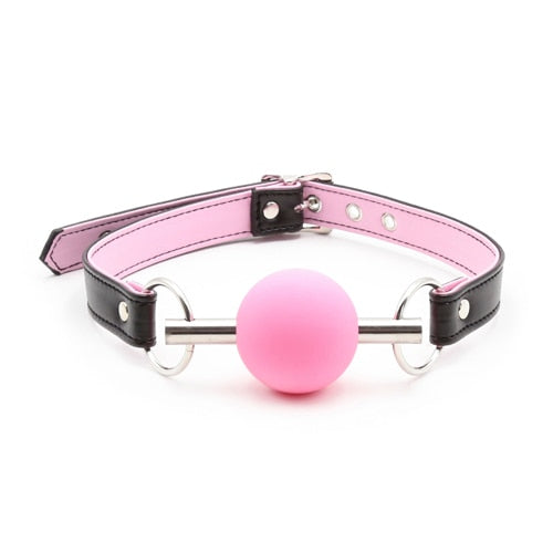 Silicone Open Mouth Gag Ball, gallery view 9