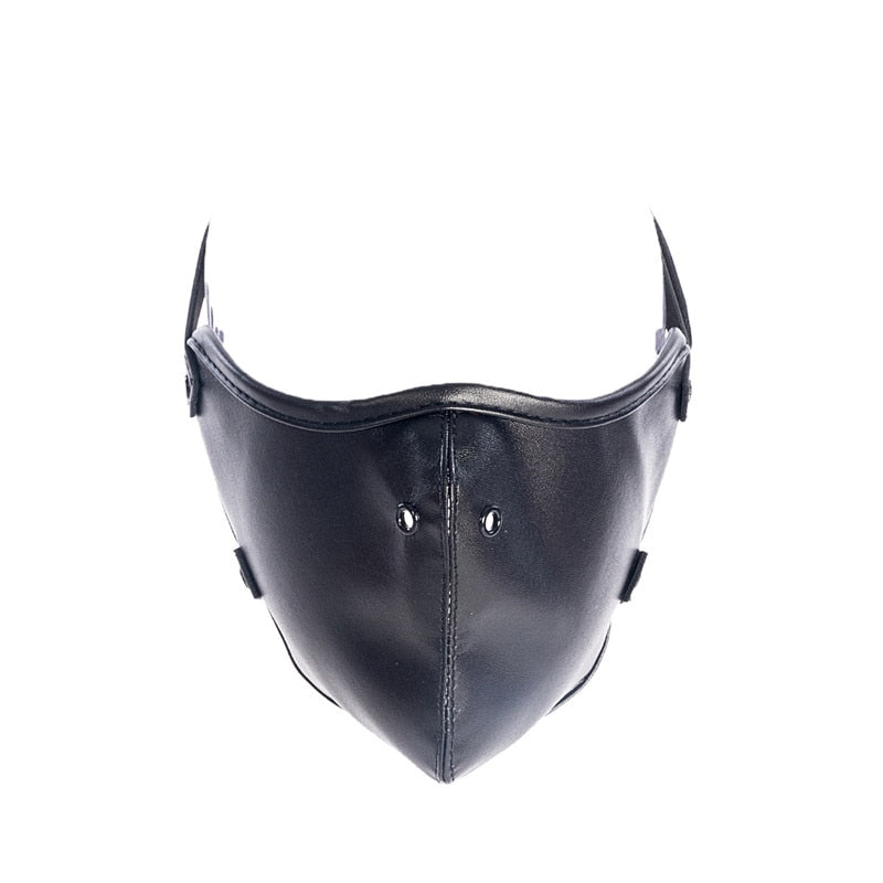 Black Breathable Gag Ball Mask
