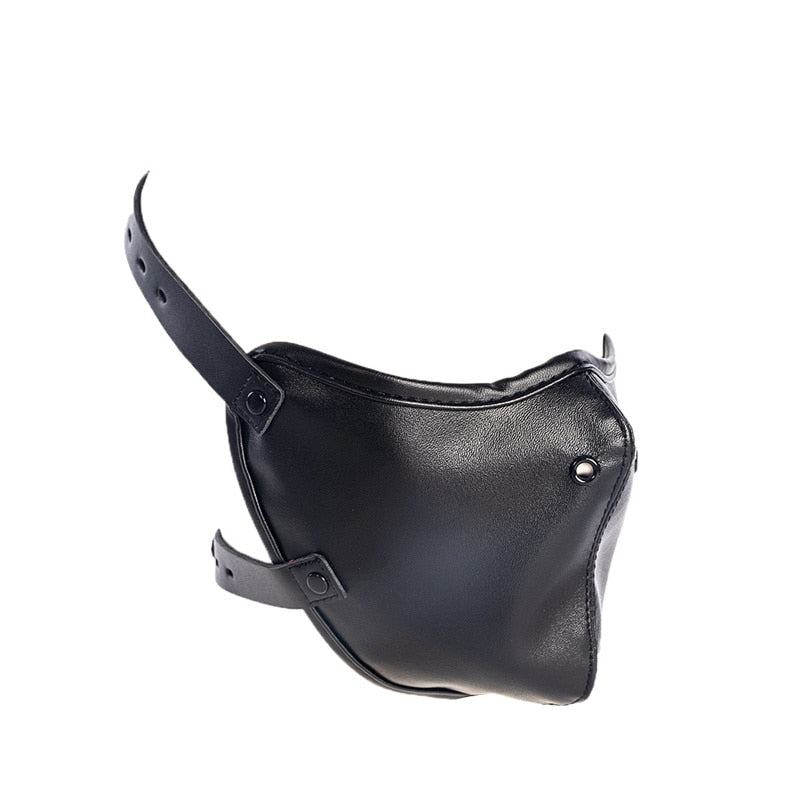 Black Breathable Gag Ball Mask, gallery view 3