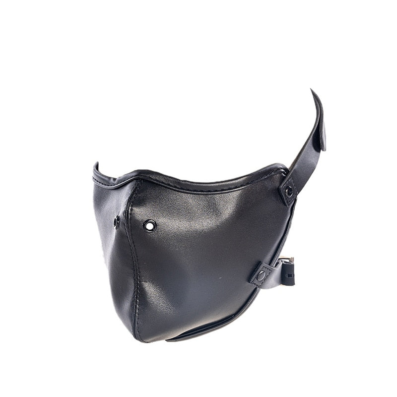 Black Breathable Gag Ball Mask, gallery view 6