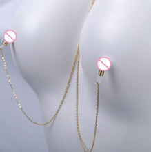 Load image into Gallery viewer, Submissive Necklace w/ Nipple Loops BDSM DDLG
