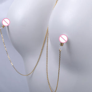 Submissive Necklace w/ Nipple Loops BDSM DDLG