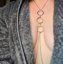 Load image into Gallery viewer, Submissive Necklace w/ Nipple Loops BDSM DDLG
