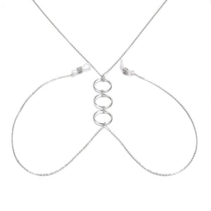 Submissive Necklace w/ Nipple Loops BDSM DDLG