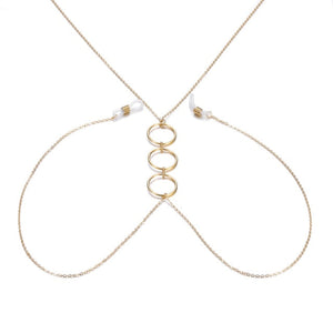 Submissive Necklace w/ Nipple Loops BDSM DDLG
