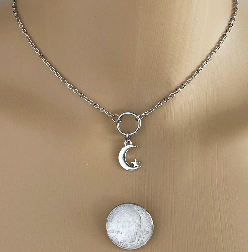Submissive Discreet Day Collar w/ O Ring, gallery view 2