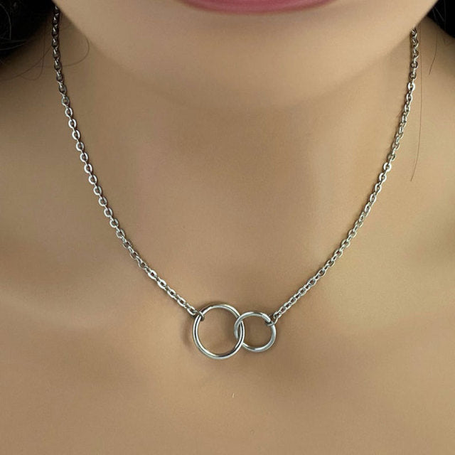 Submissive Discreet Day Collar w/ O Ring, gallery view 2