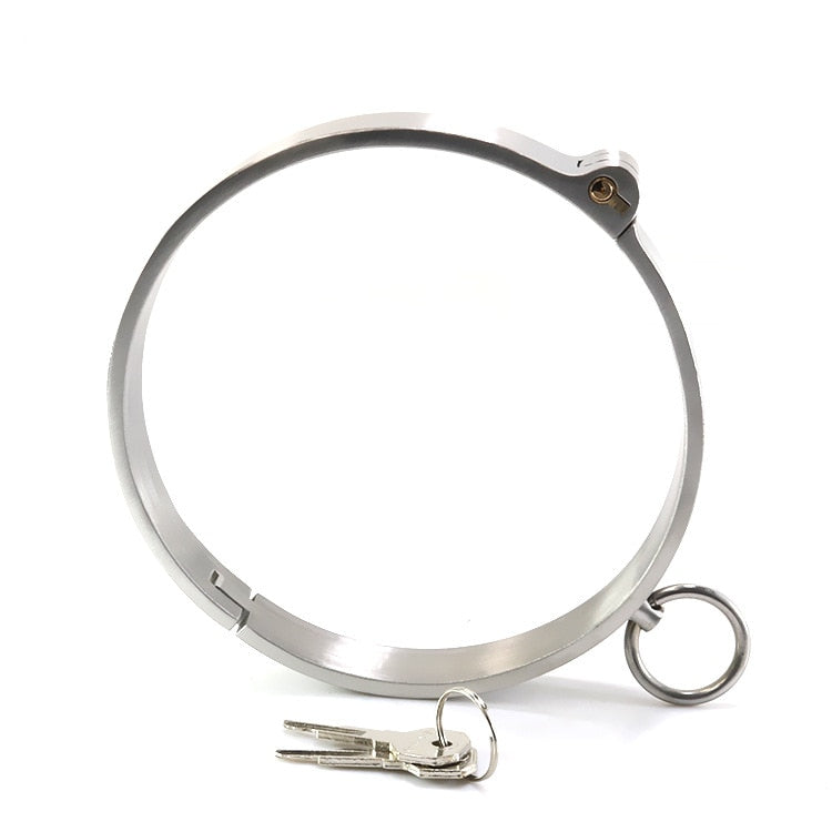 Submissive Lockable Slave Choker BDSM DDLG, gallery view 2