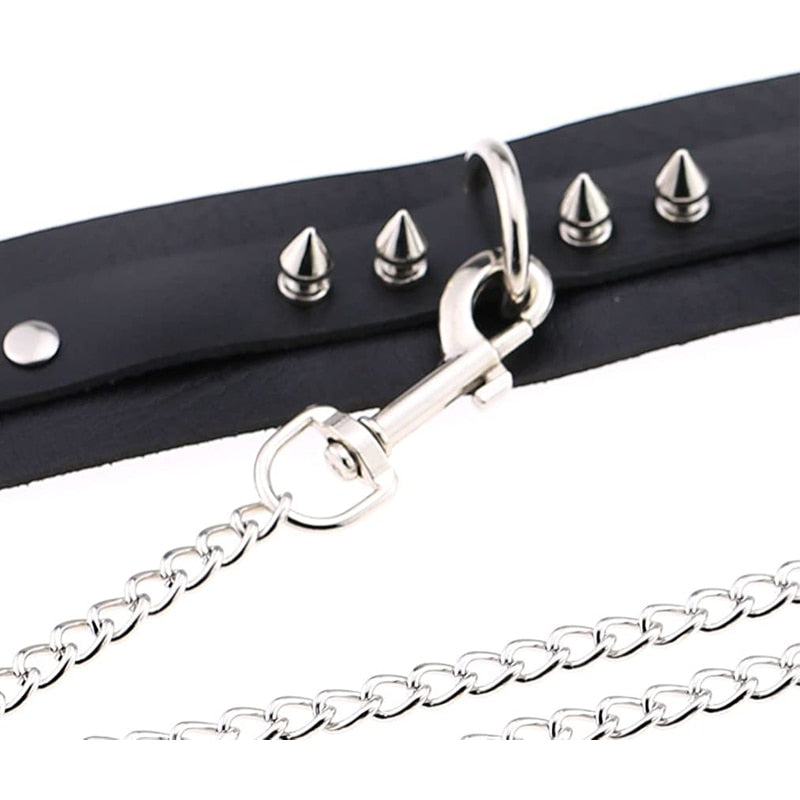 Submissive Denim Choker, gallery view 4