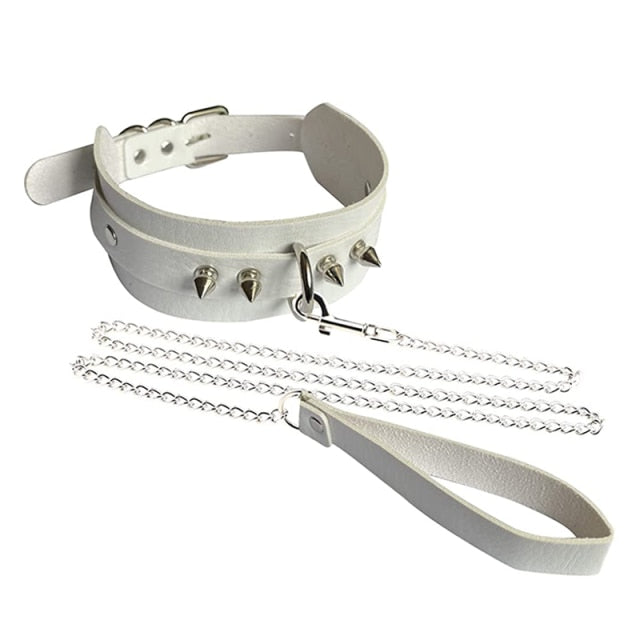 Submissive Denim Choker, gallery view 2