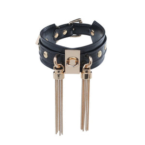 Unterwürfiges Quastenhalsband BDSM DDLG