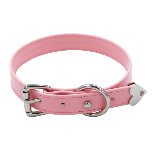 Submissive Leather Choker BDSM DDLG, gallery view 3
